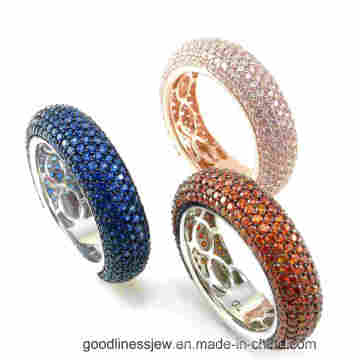 2015 Guangzhou Fashion CZ 925 Silver Ring Wholesale A2r001W3-4